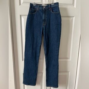 Abercrombie & Fitch Curve Love Ultra High Rise 90s Straight Jeans